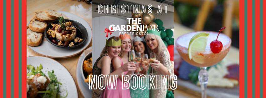 YOUR CHRISTMAS PARTY AT THE GARDEN BAR