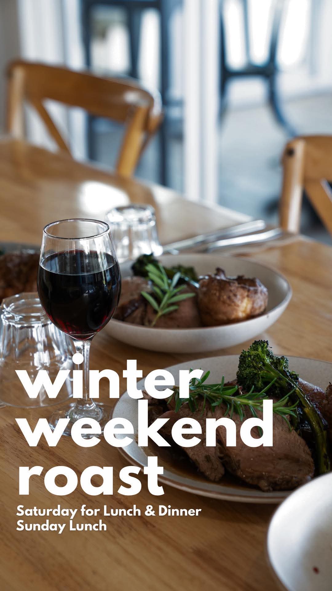 Winter Weekend Roast | The Garden Bar